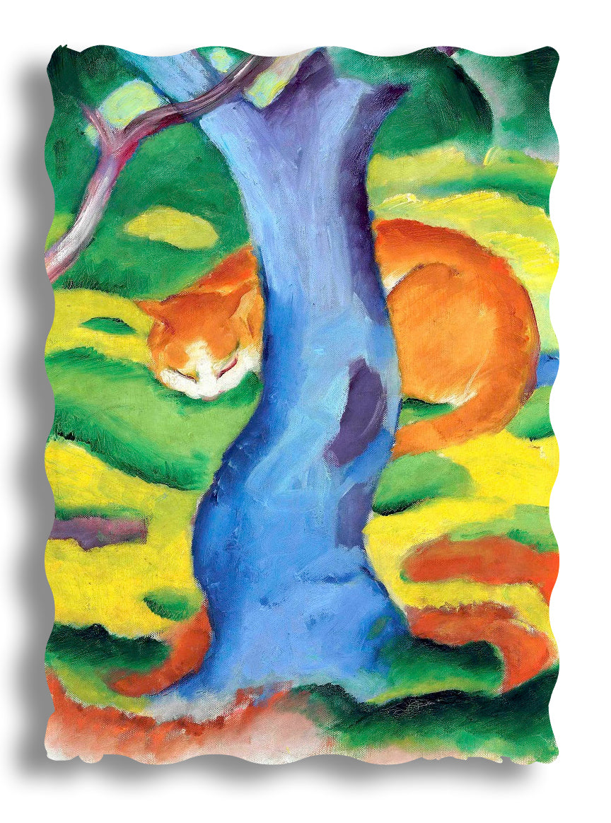 Ecru Puzzles - Franz Marc Cat Wooden Jigsaw Puzzle