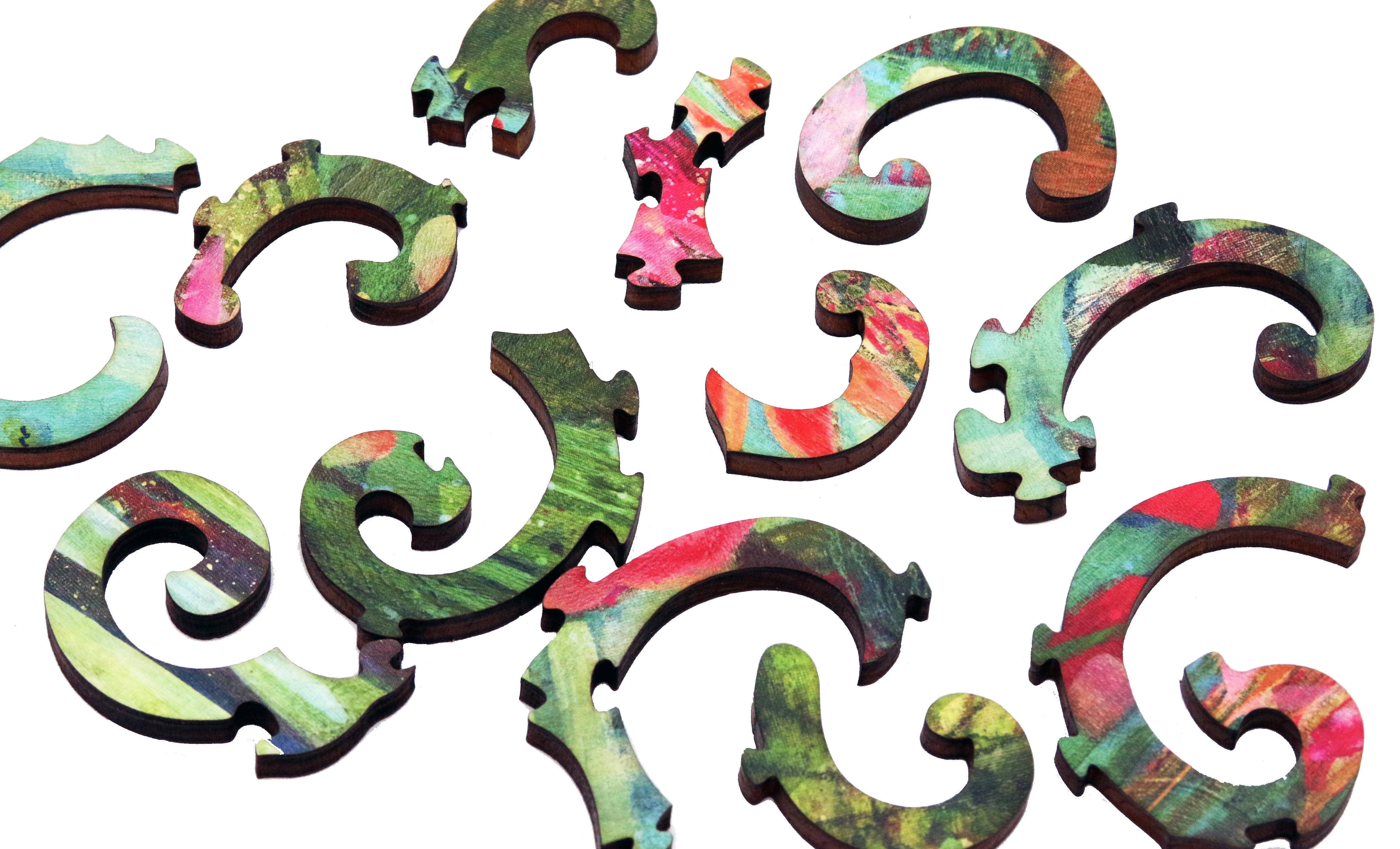 Ecru Puzzles - Este MacLeod Lily Pond Wooden Jigsaw Puzzle