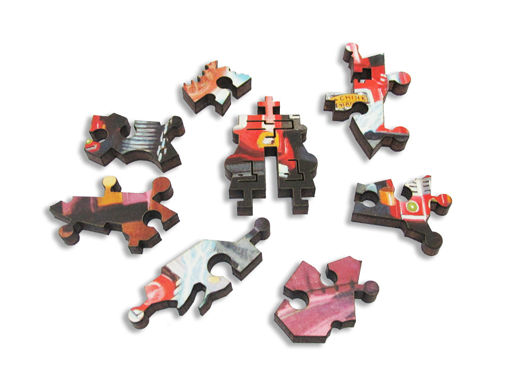 Artifact Puzzles - Eric Joyner Gangenstein Wooden Jigsaw Puzzle