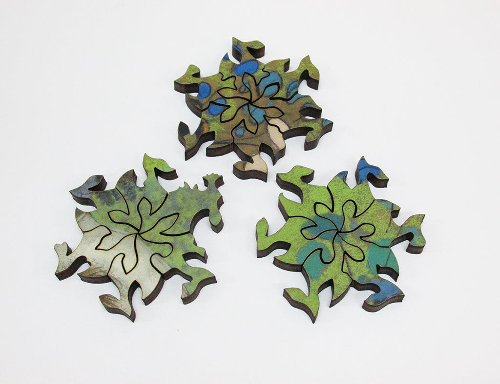 Artifact Puzzles - Odilon Redon Japonais Vase Wooden Jigsaw Puzzle