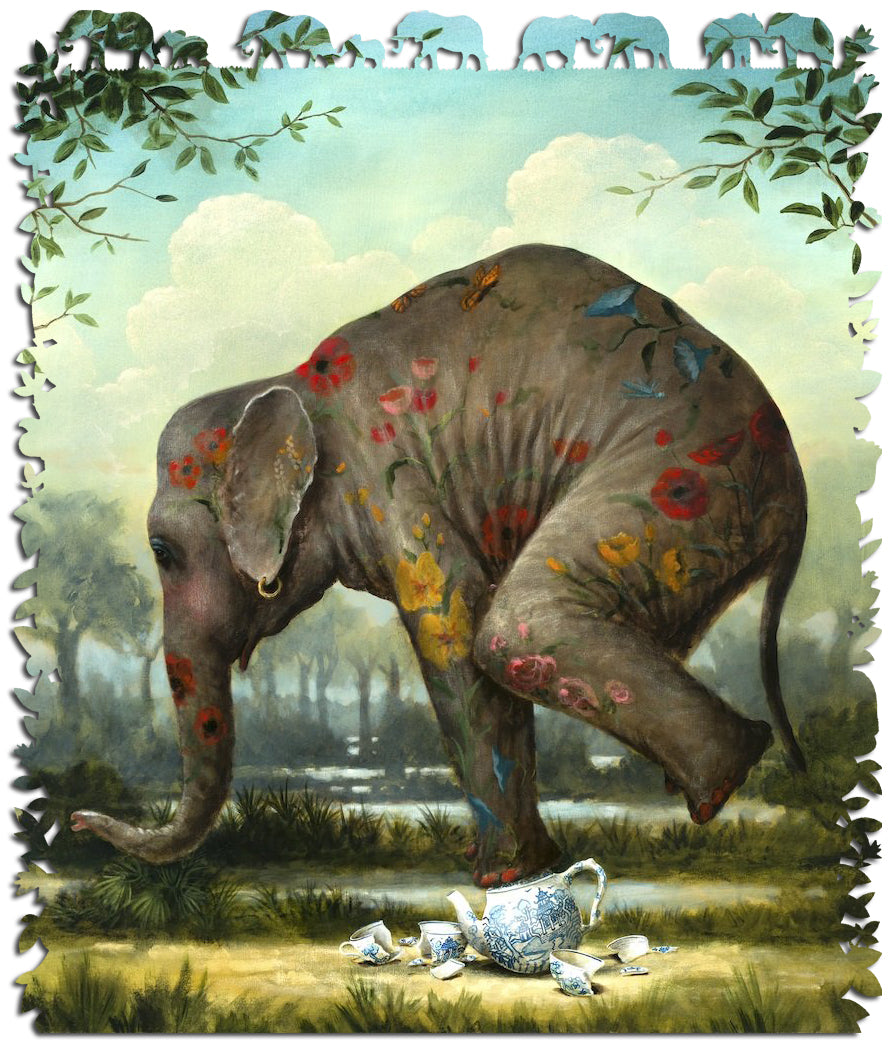 Artifact Puzzles - Kevin Sloan Our Gentle Giant Wooden Jigsaw Puzzle
