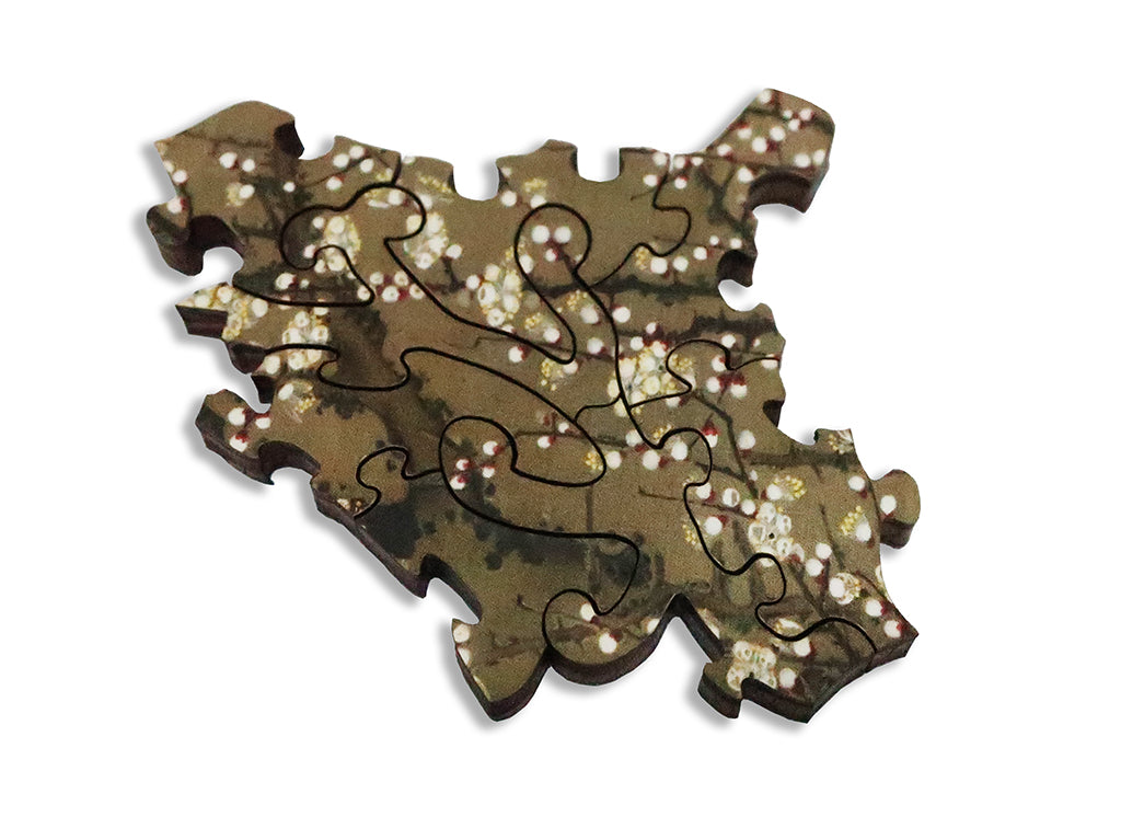 Artifact Puzzles - Ito Jakuchu Plum Blossoms Wooden Jigsaw Puzzle