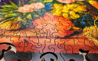 Sneak Peek at Petter's Pineapple Plumbago Parrot puzzle