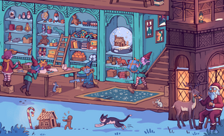 Can you spot the Catalan Christmas Log?