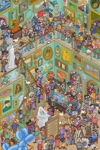 Can You Identify The 51 Artworks in The Heist Puzzle?