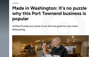 Artifact Puzzles featured on Seattle's King5 TV!