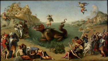 Artifact Puzzles - Piero Di Cosimo Liberazione Di Andromeda Wooden Jigsaw Puzzle