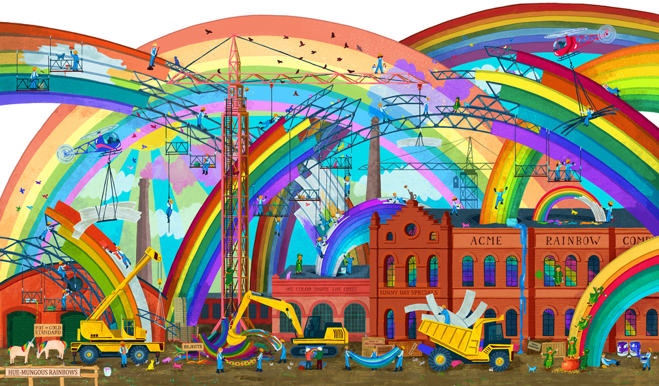 Ecru Puzzles Elisa Lara Campos Acme Rainbow Construction Company