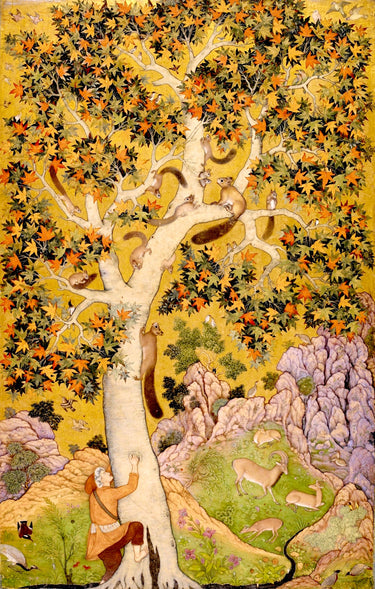 Artifact Puzzles - Abu Al-Hasan Squirrels Wooden Jigsaw Puzzle