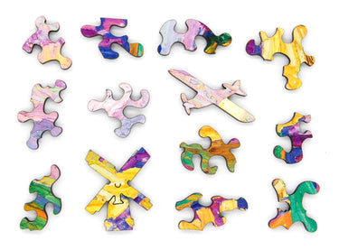 Artifact Puzzles - Birger Sandzen Creek At Twilight Wooden Jigsaw Puzzle