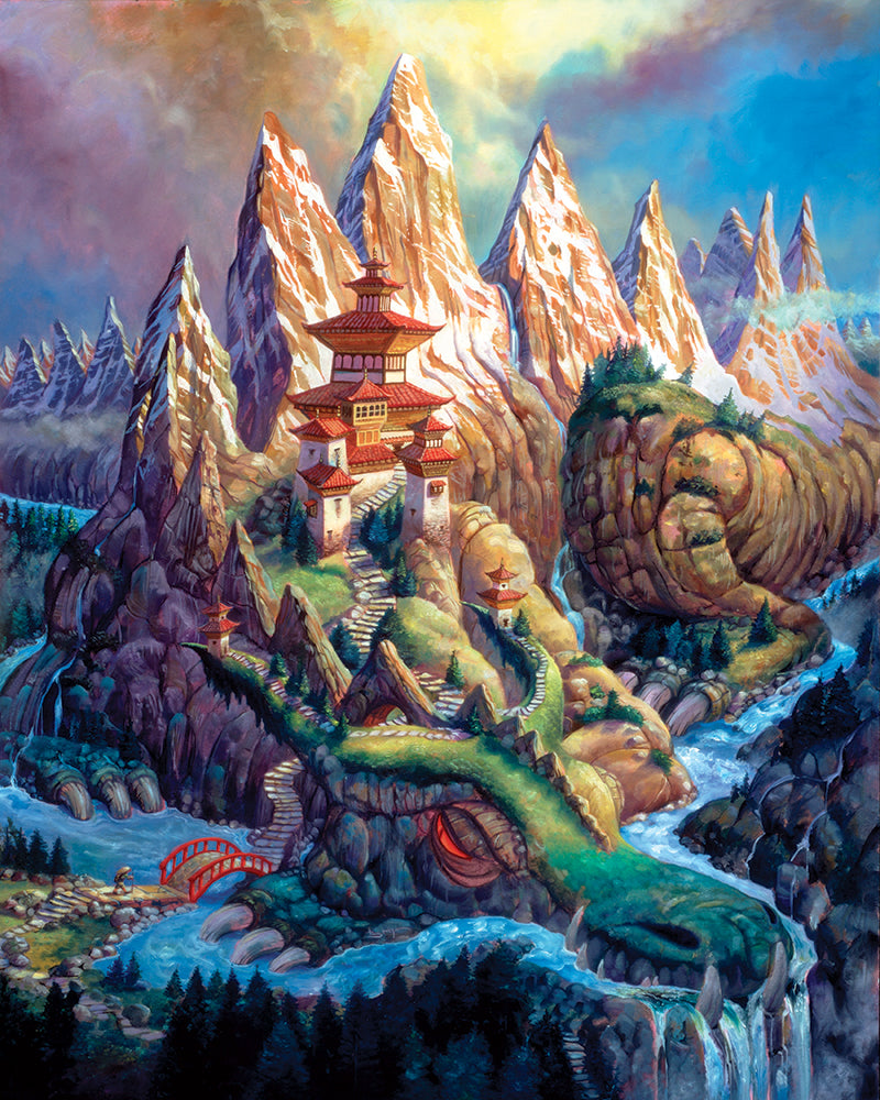 Artifact Puzzles - Barnard Dragon Mountain Wooden Jigsaw Puzzle