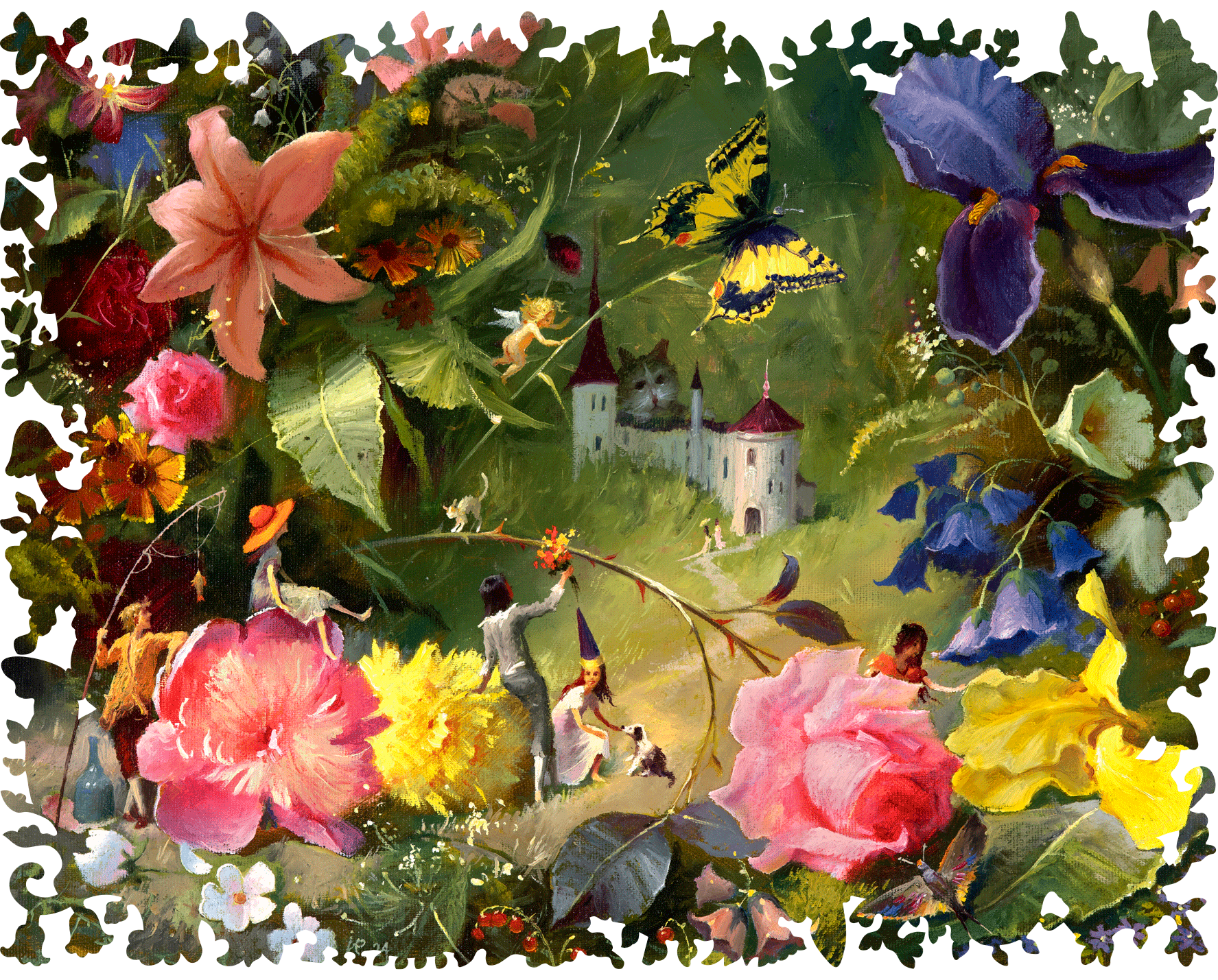 Artifact Puzzles - Rekunenko Castle Of The Flowers Wooden Jigsaw Puzzl