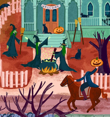 Ecru Puzzles - Elisa Lara Campos House Number 13 Wooden Jigsaw Puzzle