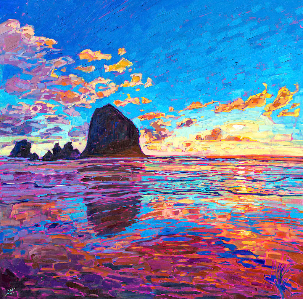 Artifact Puzzles - Erin Hanson Sunset Reflections Wooden Jigsaw Puzzle