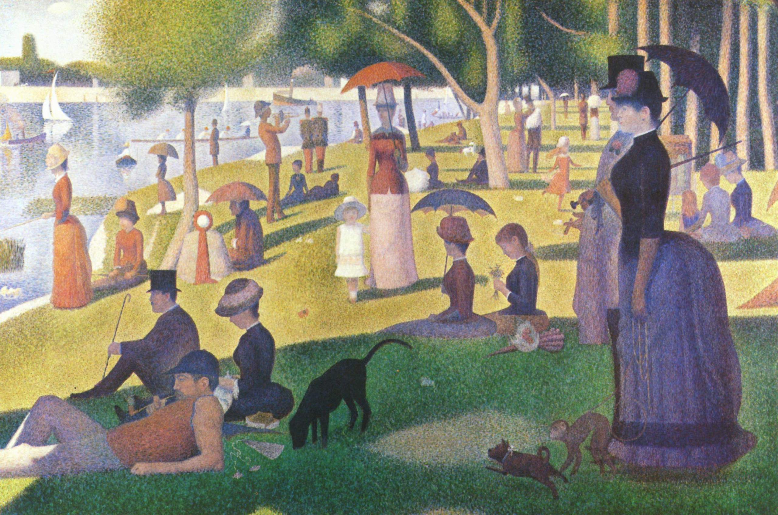 Artifact Puzzles - Seurat Grande Jatte Wooden Jigsaw Puzzle