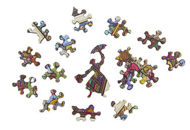 Artifact Puzzles - Elijah Haswell Once Upon A Wimmelbild Wooden Jigsaw Puzzle