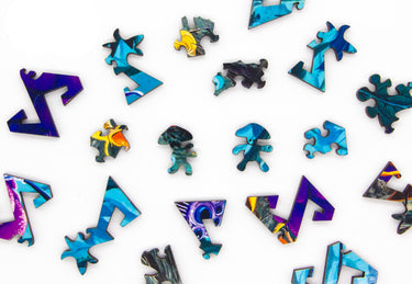 Artifact Puzzles - Joe Vaux Festival Wooden Jigsaw Puzzle