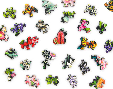 Artifact Puzzles - Sandi Rigby Botanical Owl Wooden Jigsaw Puzzle