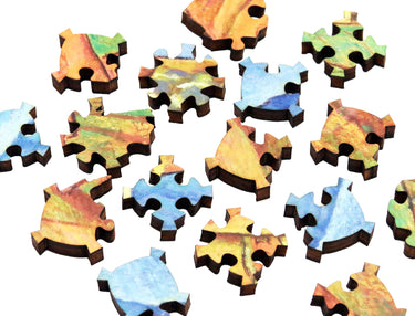 Ecru Puzzles - Alfredo Ramos Martinez Los Charros Del Pueblo Wooden Jigsaw Puzzle