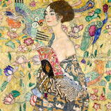 Artifact Puzzles - Klimt Lady With Fan Wooden Jigsaw Puzzle