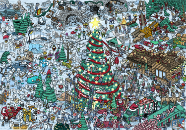 Artifact Puzzles - Manuel Garand Polar Shenanigans Wooden Jigsaw Puzzle