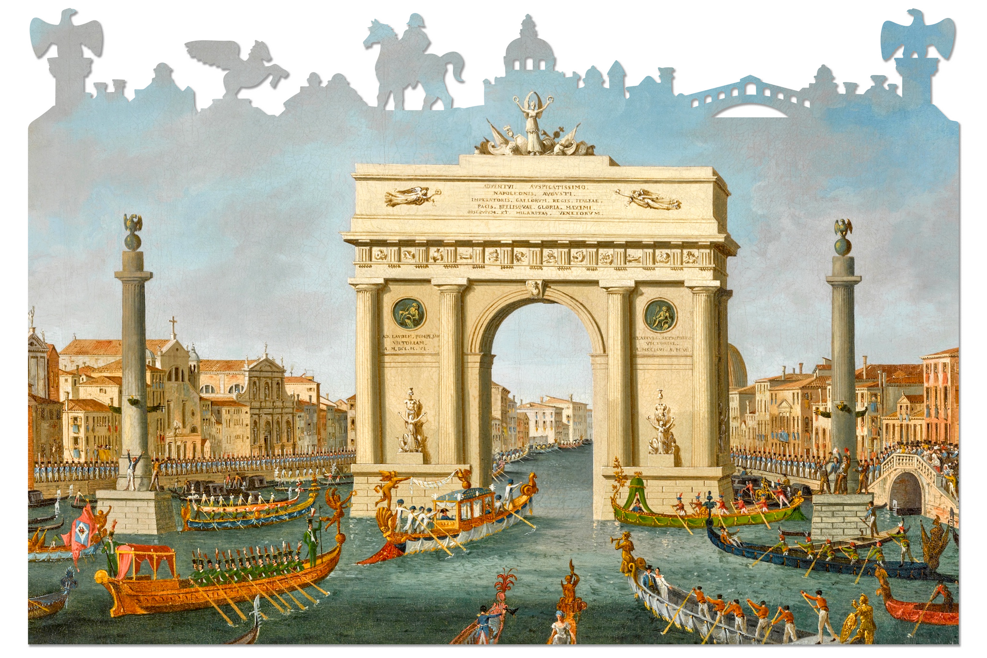 Artifact Puzzles - Vicenzo Chilone Napoleon Enters Venice Wooden Jigsa