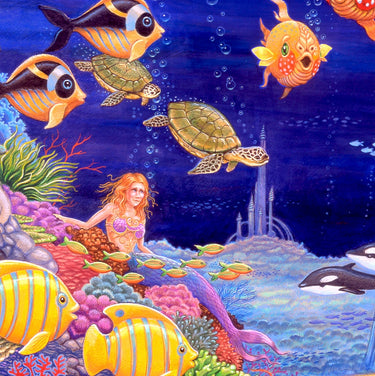 Artifact Puzzles - Randal Spangler Coral Kingdom Wooden Jigsaw Puzzle