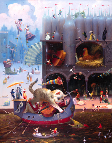 Artifact Puzzles - Valentine Rekunenko Untitled Wooden Jigsaw Puzzle