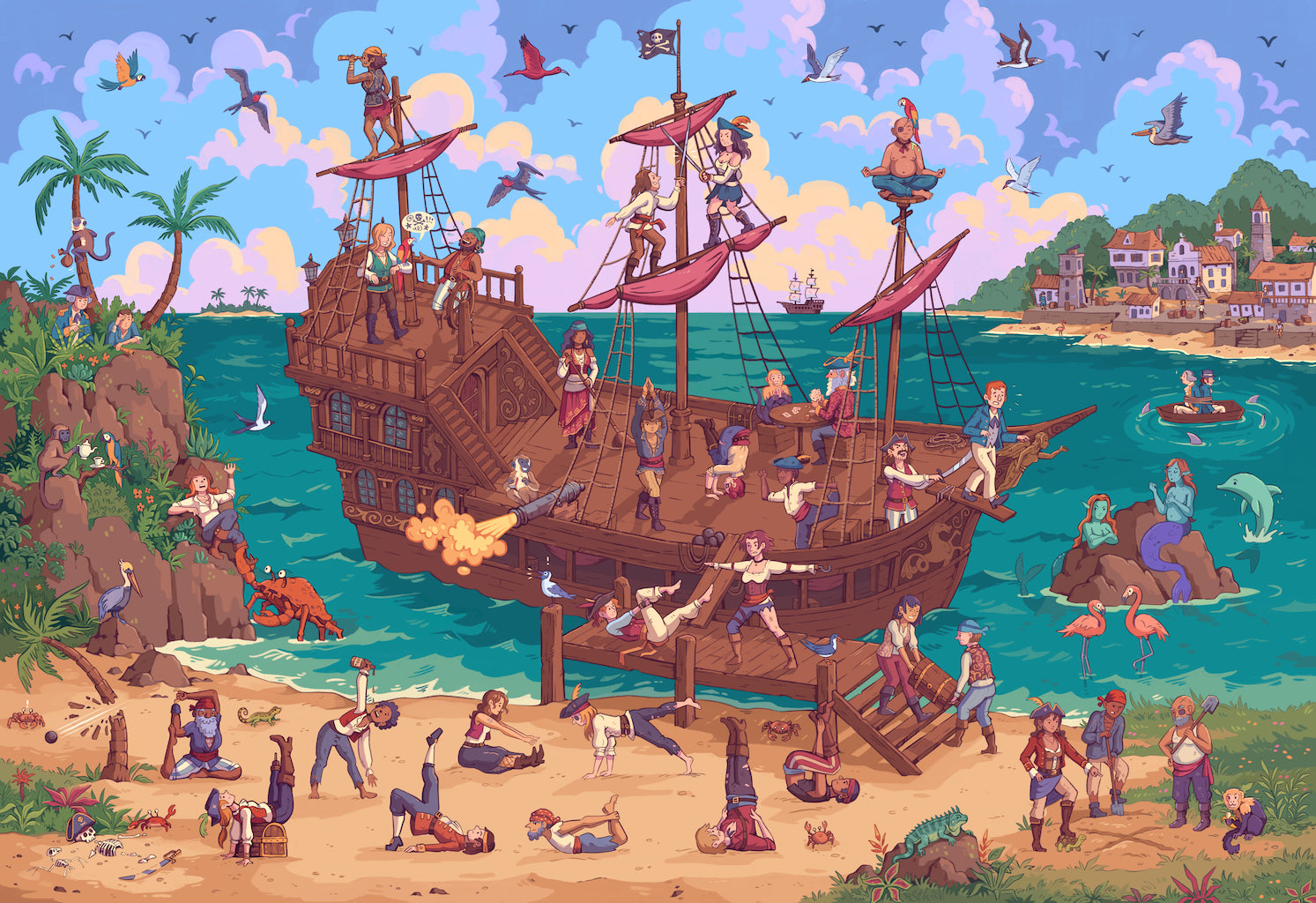 Artifact Puzzles - Samuel Hayward Pilates Of The Caribbean Wooden Jigs