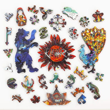 Stumpcraft Puzzles - Kari Lehr Queen Bee Wooden Jigsaw Puzzle