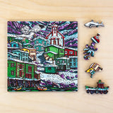 Stumpcraft Puzzles - Reilly Fitzgerald Parson Harbour: First Snow Wooden Jigsaw Puzzles