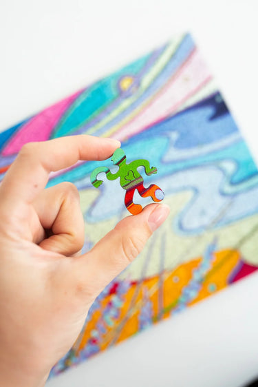 Stumpcraft Puzzles - Darlene Kulig Beach Walk Wooden Jigsaw Puzzle