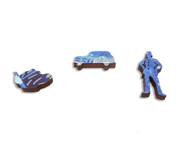 Artifact Puzzles - Richard Friend The Just Reproach Wooden Jigsaw Puzzle