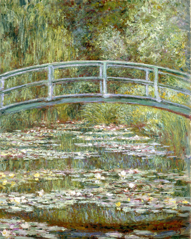 Artifact Puzzles - Monet Bridge Wooden Jigsaw Puzzle