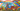 Ecru Puzzles - Elisa Lara Campos Acme Rainbow Construction Company Wooden Jigsaw Puzzle