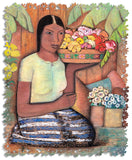Artifact Puzzles - Alfredo Ramos Martinez Maria Between Flowers Wooden Jigsaw Puzzle