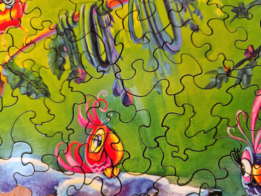 Artifact Puzzles - Denyse Klette Feeling A Little Blue Wooden Jigsaw Puzzle