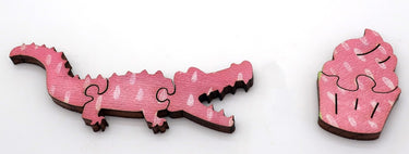 Ecru Puzzles - Emily Carew Woodard Coffee And Snacks Wooden Jigsaw Puzzle