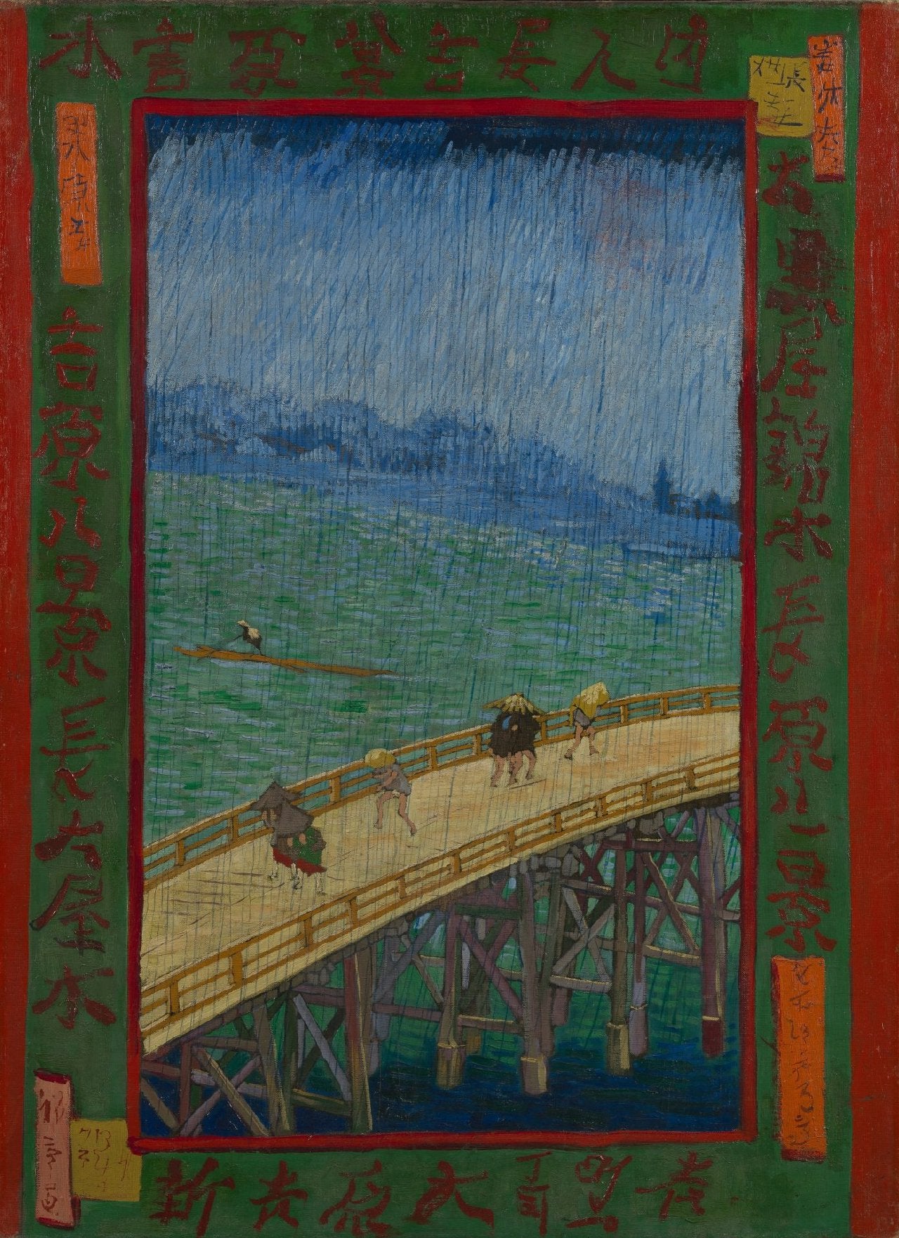Artifact Puzzles - Van Gogh Bridge In The Rain Wooden Jigsaw Puzzle