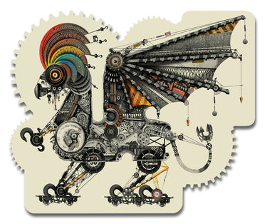 Artifact Puzzles - Diego Mazzeo Mechanical Griffin Wooden Jigsaw Puzzle