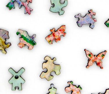 Ecru Puzzles - Albert Lefebvre Hyacinth Fields Wooden Jigsaw Puzzle