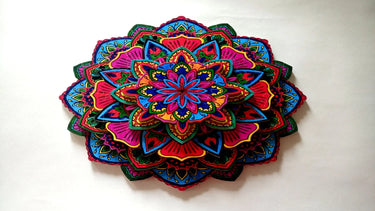 Mr Gogo Puzzles - Flower Teaser Five-Layer Hand-cut Wooden Jigsaw Puzzle