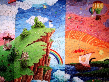 Mr Gogo Puzzles - Twenty Four Hours Hand-cut Wooden Jigsaw Puzzle