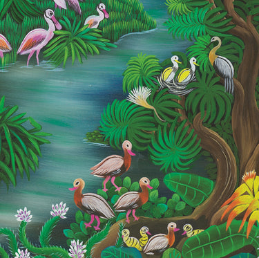 Artifact Puzzles - Jeyselle Solentiname Jungle Wooden Jigsaw Puzzle