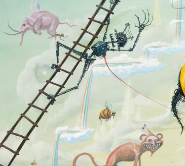 Artifact Puzzles - Joe Vaux Garden Of Earthly Delights Wooden Jigsaw Puzzle