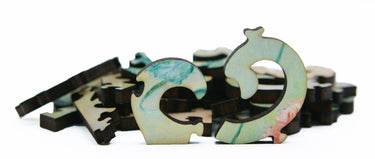 Artifact Puzzles - Monet Pavots Wooden Jigsaw Puzzle