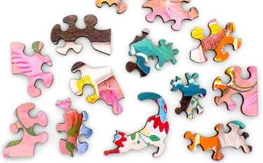 Artifact Puzzles - Emily Carew Woodard Plotting Twitcher Wooden Jigsaw Puzzle