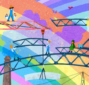 Artifact Puzzles - Elisa Lara Campos Acme Rainbow Company Wooden Jigsaw Puzzle