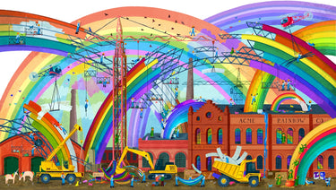 Artifact Puzzles - Elisa Lara Campos Acme Rainbow Company Wooden Jigsaw Puzzle