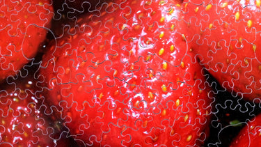Mr Gogo Puzzles - Strawberries Hand-cut Wooden Jigsaw Puzzle